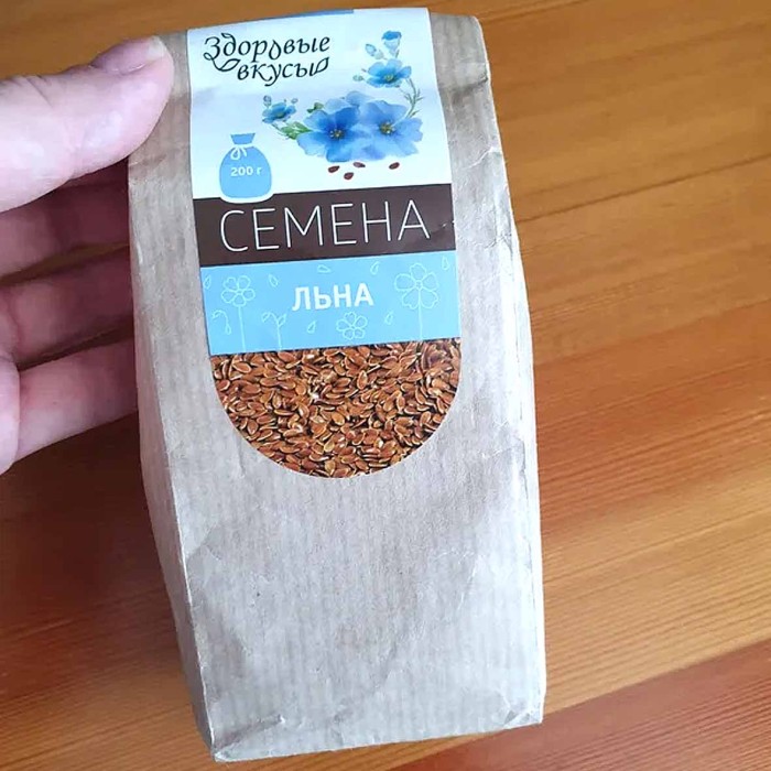 Семена льна Здоровые вкусы 200гр м/у