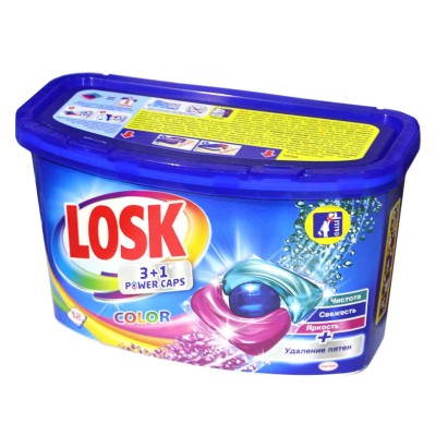 Капсулы для стирки Losk Color 12*13гр пэт
