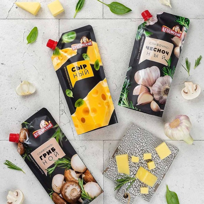 Соус Буздякский сырный 190гр д/п