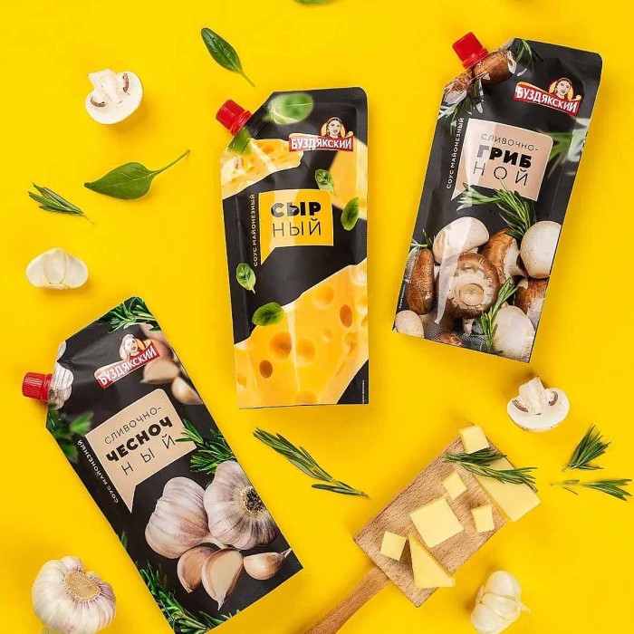 Соус Буздякский сырный 190гр д/п