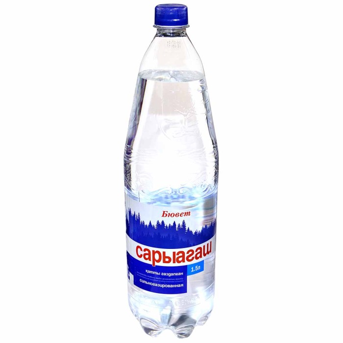 Вода минеральная Сарыагаш бювет газ 1,5л