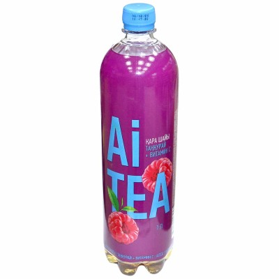 Чай Ai Tea со вкусом малины черный 1л пэт