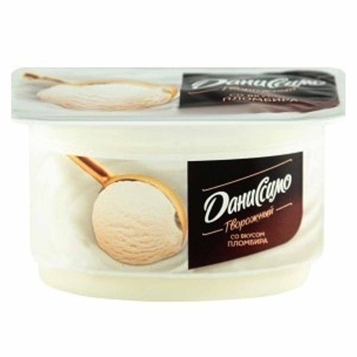 Десерт творожный Даниссимо пломбир 5,4% 130гр пэт