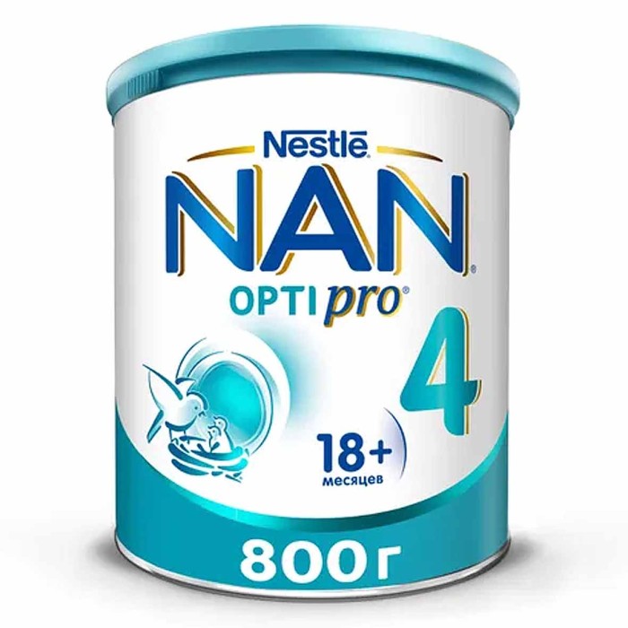 Смесь Nan 4 Optipro молочная с 18мес 800гр ж/б