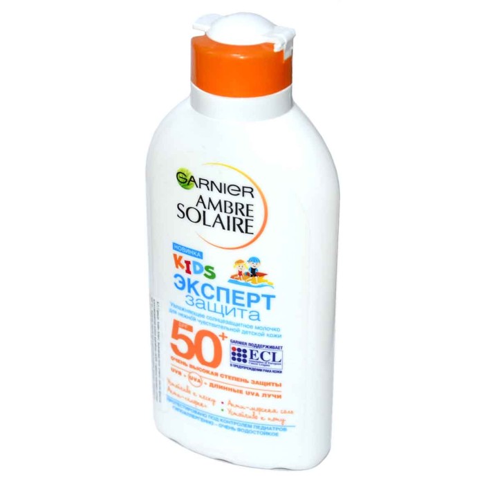 Молочко солнцезащитное Garnier детское SPF50+ 200мл пэт