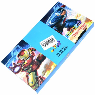 Пластилин Modeling Clay Супергерои люкс 6цв арт1206