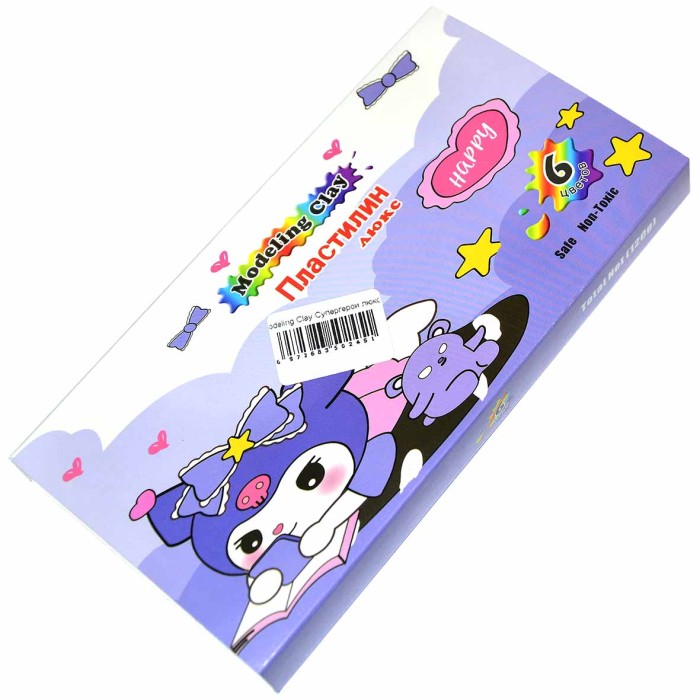Пластилин Modeling Clay Супергерои люкс 6цв арт1206