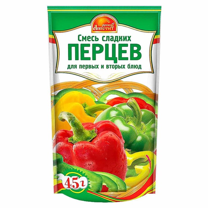 Приправа Русский аппетит смесь перцев 45гр м/у