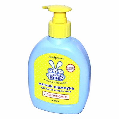 Шампунь Ушастый нянь для волос и тела 300мл пэт
