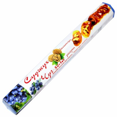 Чурчхела Сочный чир грецкий орех с голубикой 150гр