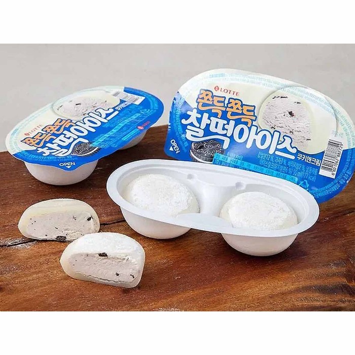 Мороженое  LOTTE MOCHI Крем-Печенье 60гр пэт