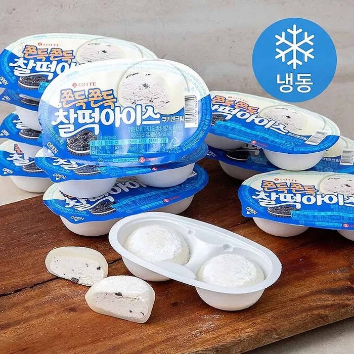 Мороженое  LOTTE MOCHI Крем-Печенье 60гр пэт