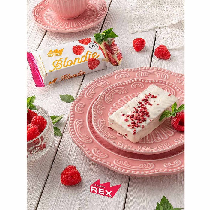 Пирожное протеиновое ProteinRex Blondie Малина 50гр м/у