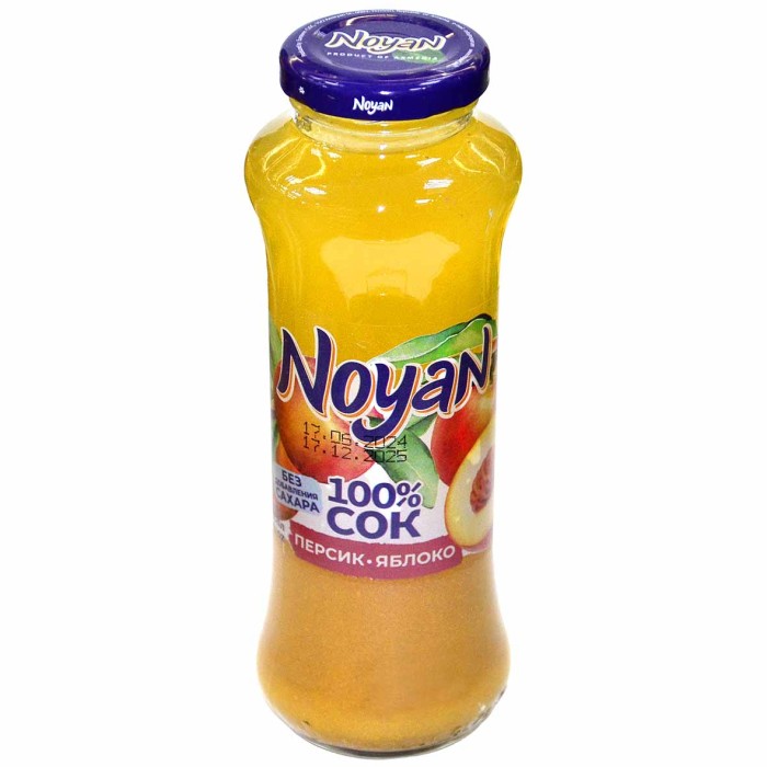 Сок Noyan персик-яблоко 0,25л ст/б