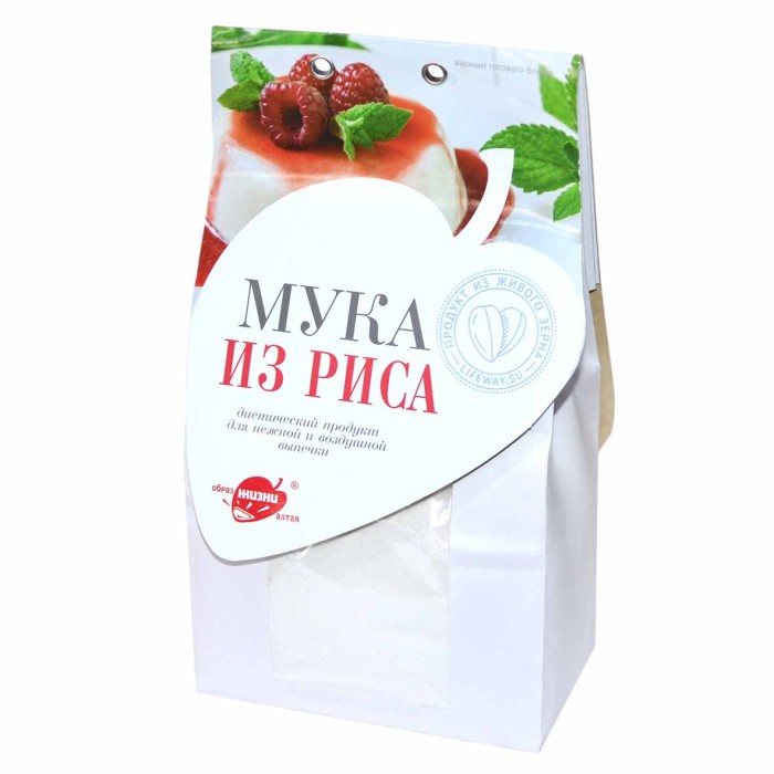 Мука Образ жизни рисовая 500гр м/у