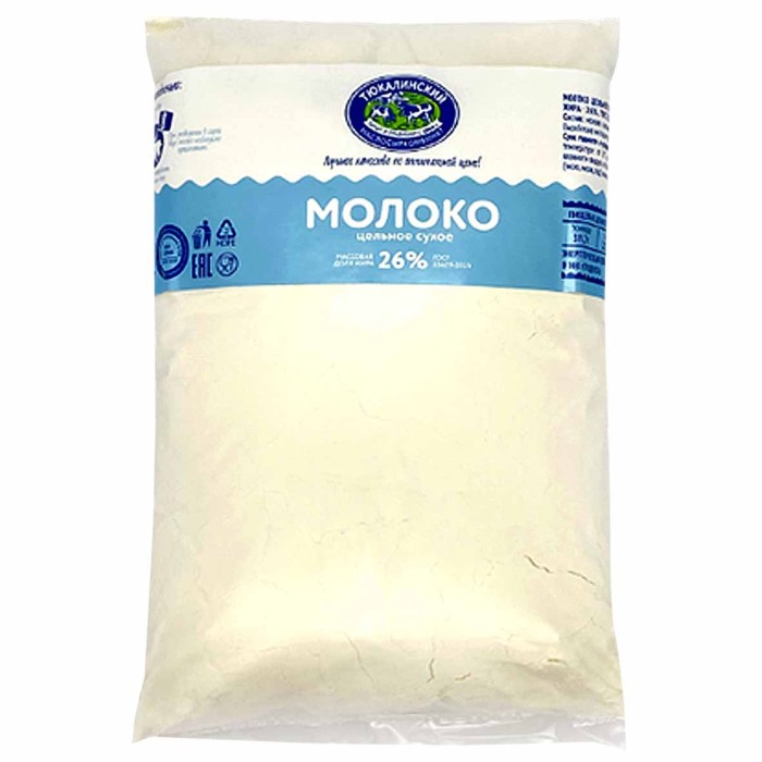 Молоко сухое Тюкалинский 26% 500гр м/у