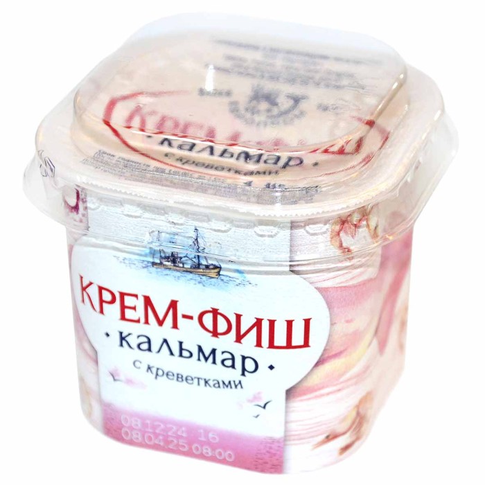 Крем-фиш Европром кальмар с креветкой 150гр пэт