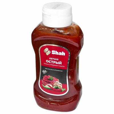 Кетчуп Shah Острый 500гр пэт