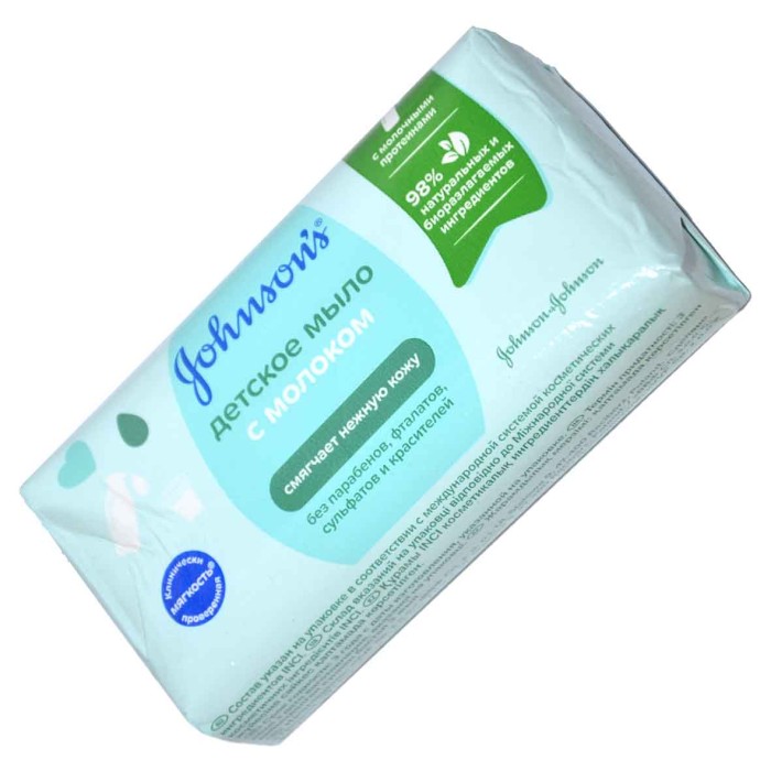 Мыло Johnson's Baby Детское с молоком 100гр м/у