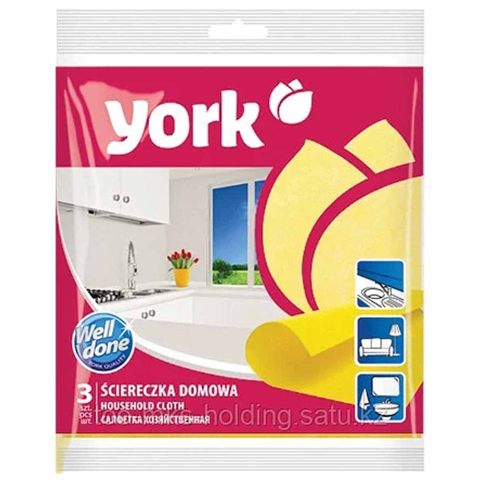 Салфетка для уборки York 3шт 2001 м/у