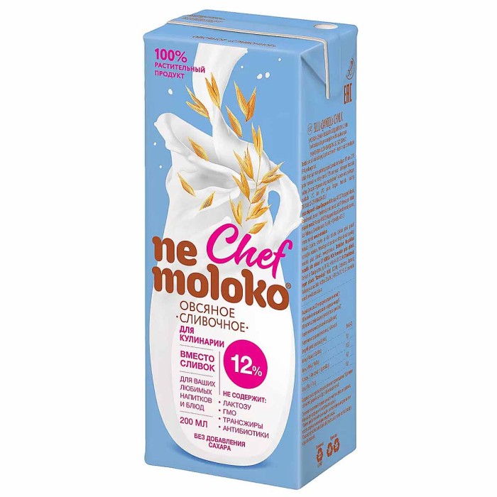 Напиток овсяный Nemoloko сливочный  0,2л  т/п