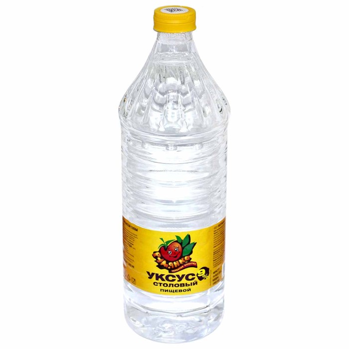 Уксус столовый Румянка 9% 1л пэт