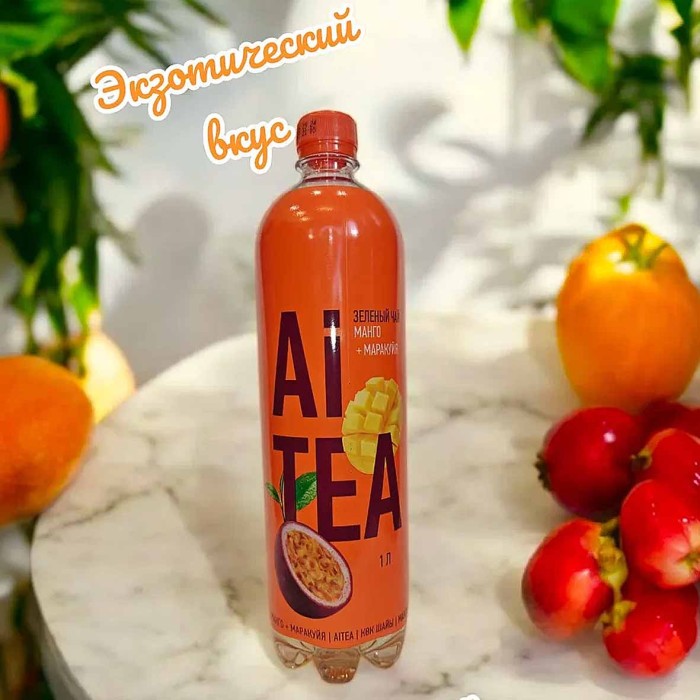 Чай Ai Tea манго-маракуя зеленый 1л пэт
