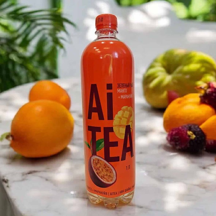 Чай Ai Tea манго-маракуя зеленый 1л пэт