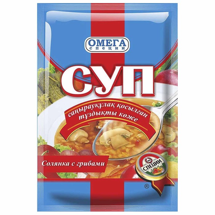 Суп Омега Солянка с грибная 50гр м/у