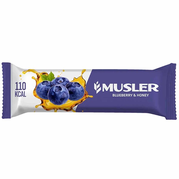 Батончик мюсли  Musler Черника мёд 30гр м/у