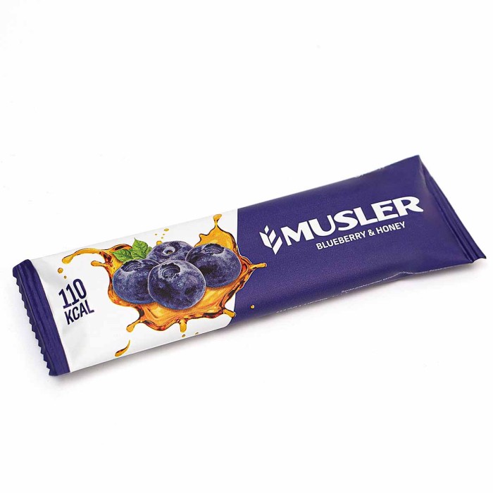 Батончик мюсли  Musler Черника мёд 30гр м/у