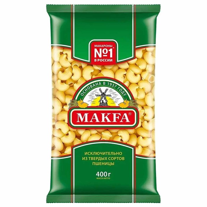 Макароны Makfa улитки 400гр м/у