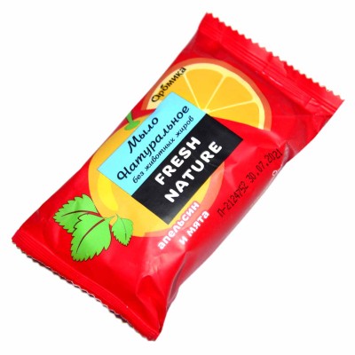 Мыло Аромика Fresh nature Апельсин и мята 90гр м/у