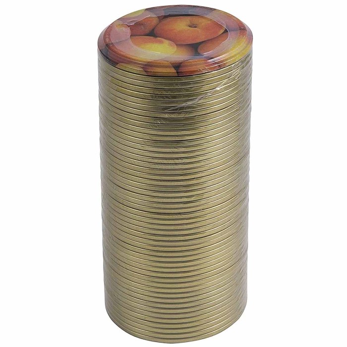 Крышка металлическая для консервирования СКО (УРАЛСКО) 50шт