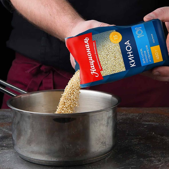 Крупа киноа Националь 450гр м/у