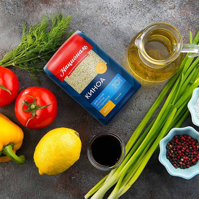 Крупа киноа Националь 450гр м/у