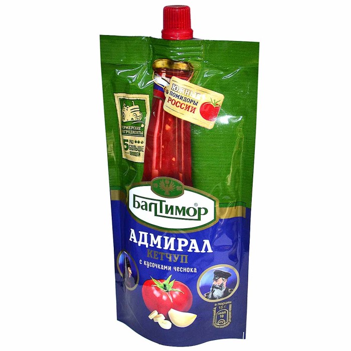 Кетчуп Балтимор Адмирал 260гр д/п
