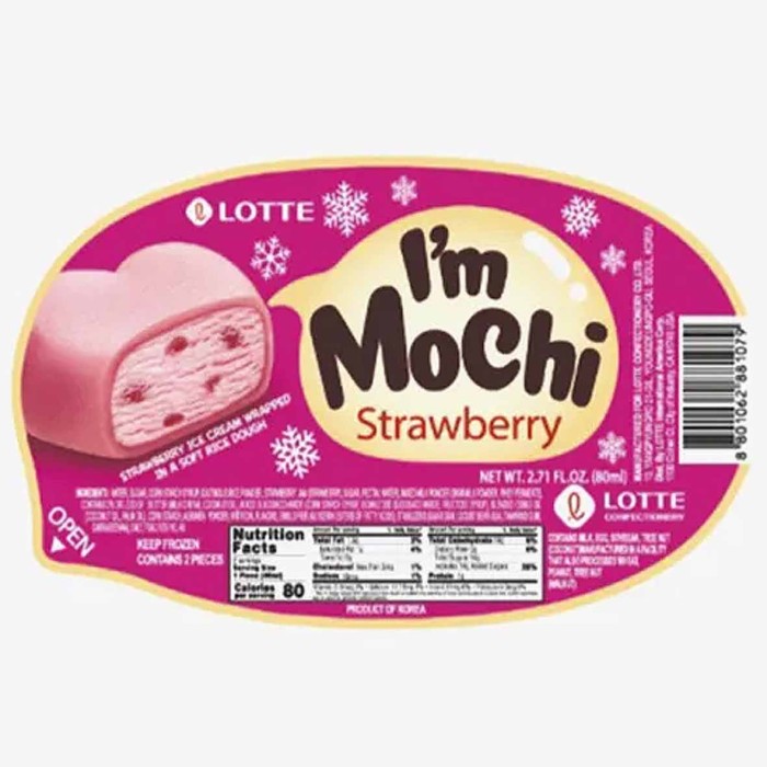 Мороженое LOTTE I*M MOCHI клубника 65гр пэт