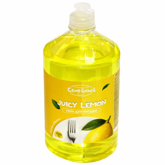 Гель для мытья посуды Семейный Juicy Lemon 1л пэт