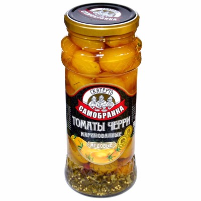 Томаты черри Скатерть-Самобранка медовые 580мл ст/б