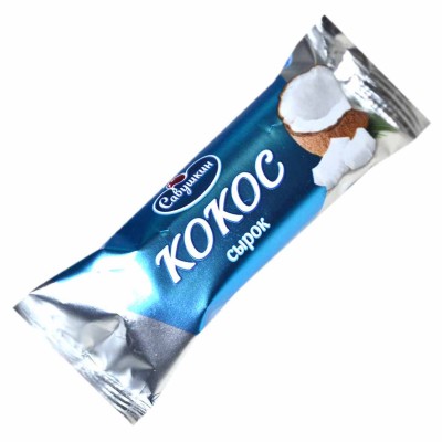 Сырок глазированный Савушкин кокос 40гр м/у