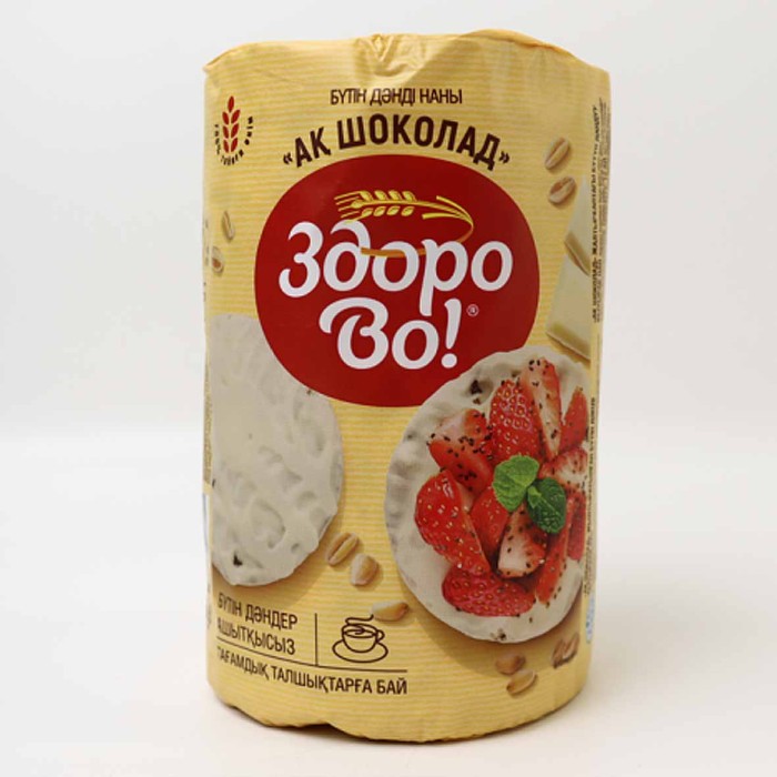 Хлебцы ЗдороВо! в глазури белый шоколад 200гр м/у