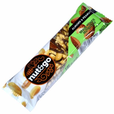 Батончик Nut&amp;go с арахисовой пастой 36гр м/у