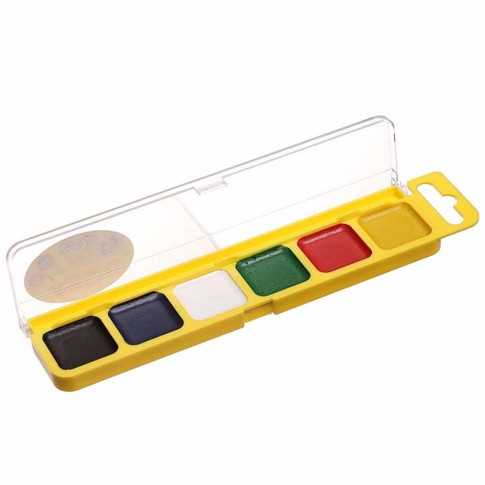 Краски акварельные Каляка-Маляка медовые 6цв артАМККМ06Е