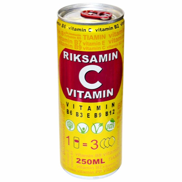 Напиток Riks Vinamin C с сахаром 0,25мл ж/б