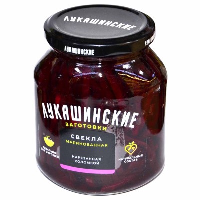 Свекла Заготовки Лукашинские маринованная 340гр ст/б