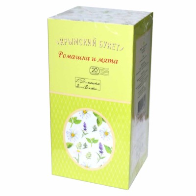Чай Крымский букет Ромашка и мята 20*1,5гр к/у