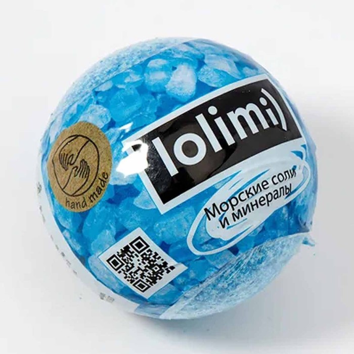 Бомба для ванн Lolimi) Морс соли и миншар 135гр в/у