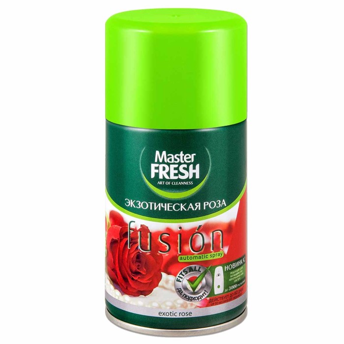 Баллон сменный Master Fresh Экзотическая роза 250мл ж/б