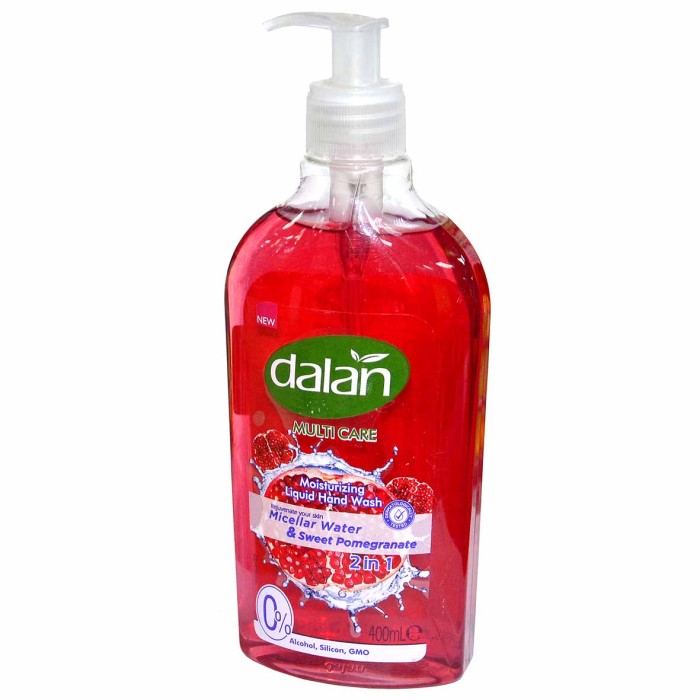 Мыло жидкое Dalan Мульти уход мицеллярная вода и сладкий гранат 400мл пэт